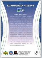1999 Upper Deck Black Diamond Joey Galloway #DM10