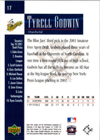 2001 Upper Deck Minors Centennial Tyrell Godwin #17