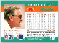 1990 Pro Set Don Shula #185