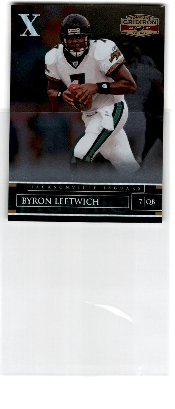 2007 Donruss Gridiron Gear Silver Holofoil O's Byron Leftwich #83 215/250