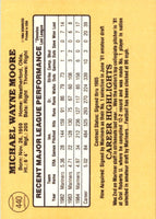1985 Donruss Mike Moore #440