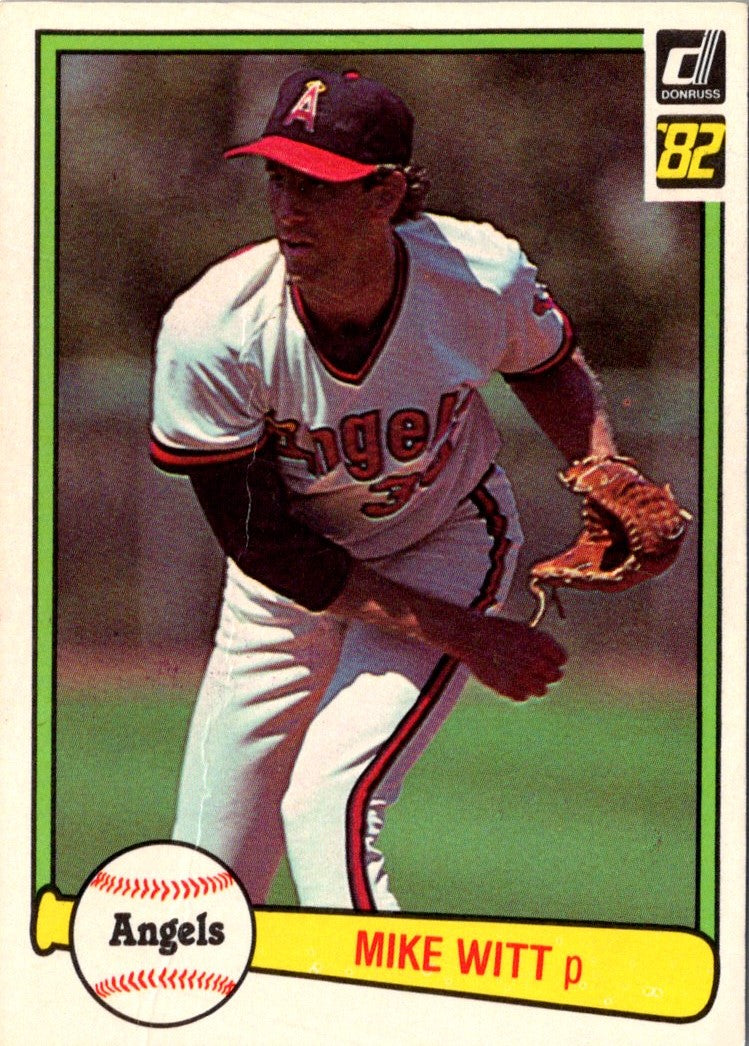 1982 Donruss Mike Witt