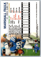 1999 Fleer Tradition Marshall Faulk #51