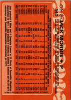 1988 O-Pee-Chee Jack Morris #340