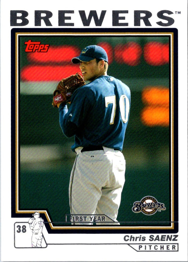 2004 Topps Traded & Rookies Chris Saenz #T131 Rookie