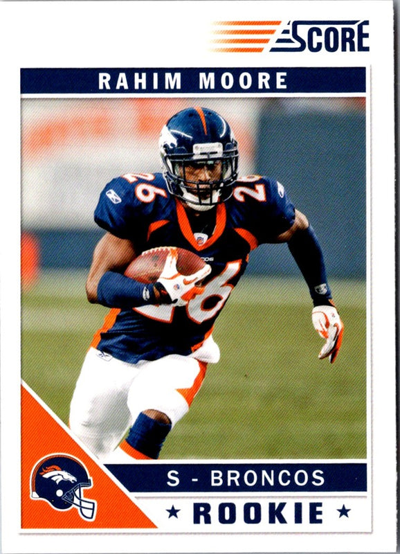 2011 Score Rahim Moore #376 Rookie
