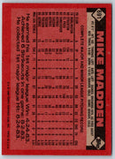 1986 Topps Mike Madden