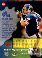 1997 Stadium Club Dave Brown #333