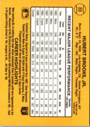 1987 Donruss Hubie Brooks