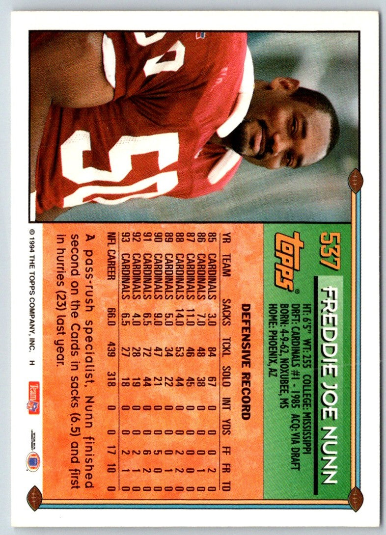 1994 Topps Freddie Joe Nunn