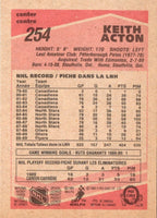 1989 O-Pee-Chee Keith Acton #254