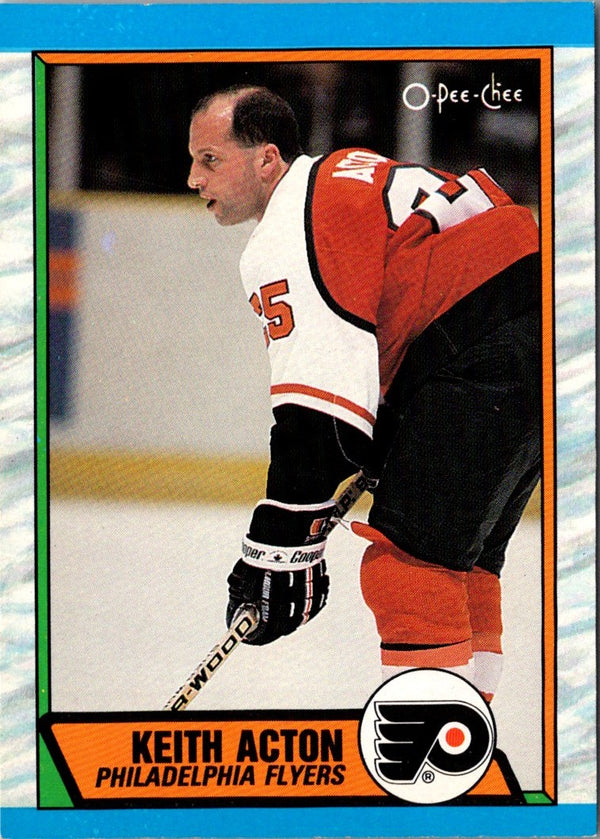 1989 O-Pee-Chee Keith Acton #254