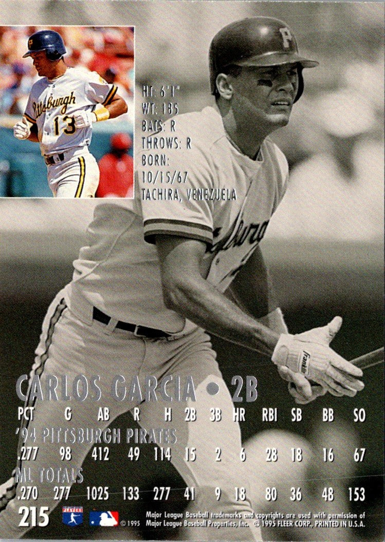 1995 Ultra Gold Medallion Carlos Garcia
