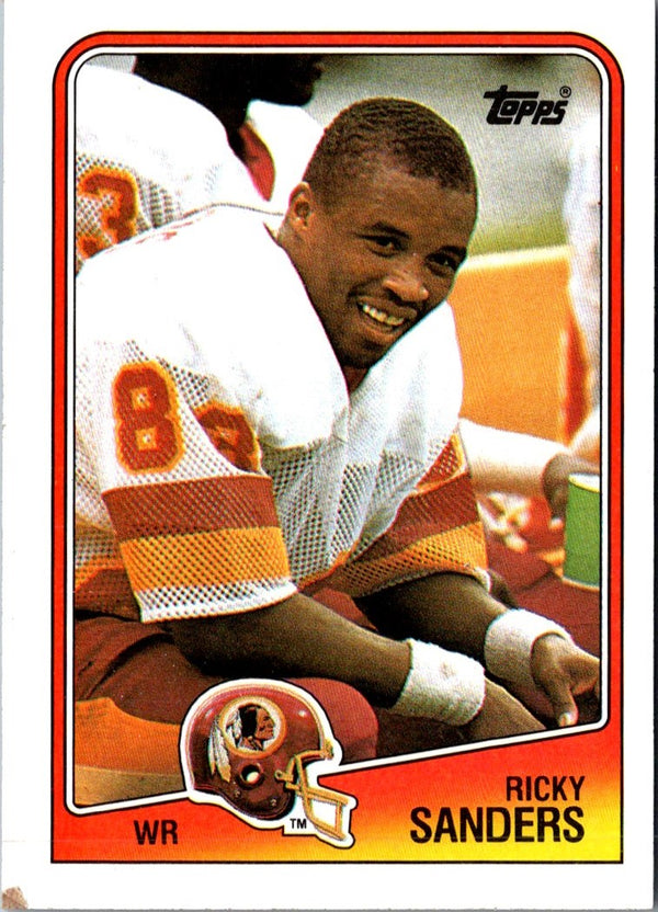 1988 Topps Ricky Sanders #14 Rookie