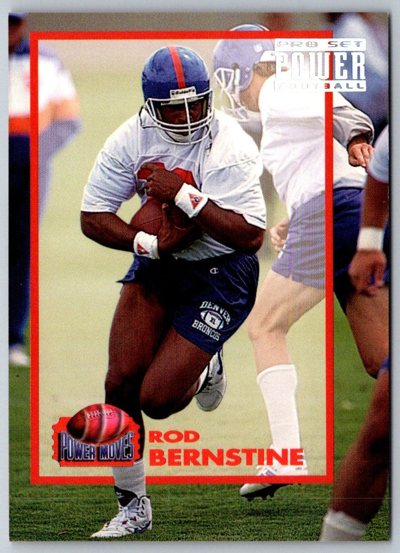 1993 Pro Set Power Moves Gold Rod Bernstine