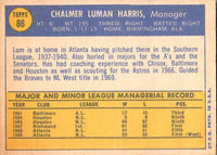 1970 Topps Lum Harris #86 EX-MT+