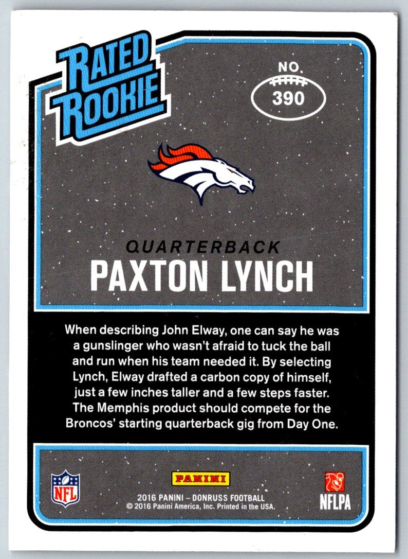 2016 Donruss Paxton Lynch