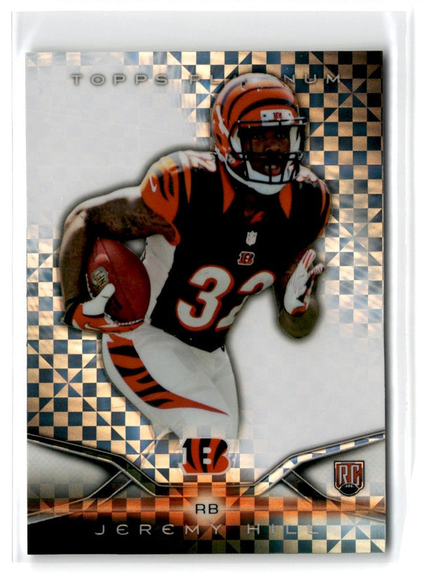 2014 Topps Platinum Jeremy Hill #101 Rookie Refractor