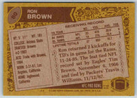 1986 Topps Ron Brown #80