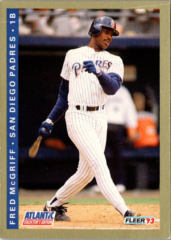 1993 Fleer Atlantic Fred McGriff #15