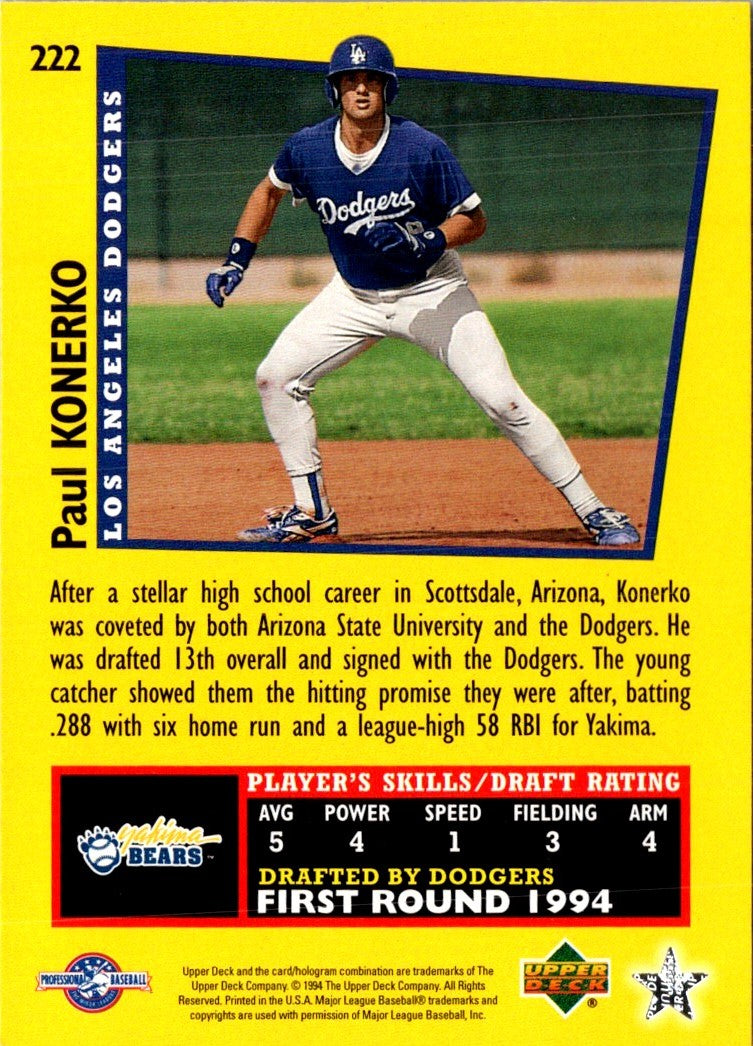 1995 Upper Deck Minors Paul Konerko