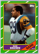 1986 Topps Ron Brown