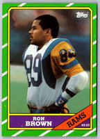 1986 Topps Ron Brown #80