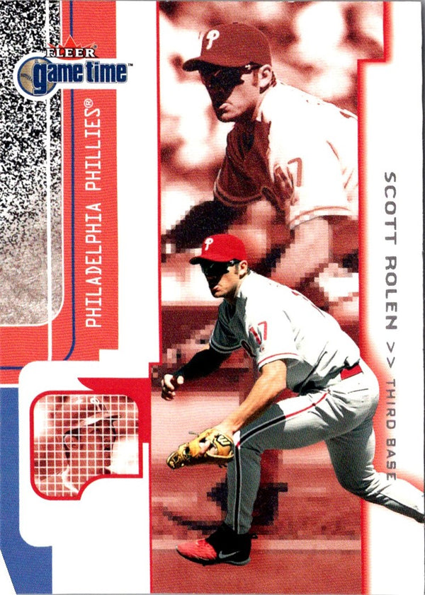 2001 Fleer Game Time Scott Rolen #19