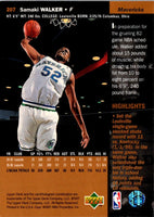 1996 Upper Deck Samaki Walker #207 Rookie