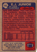 1985 Topps E.J. Junior
