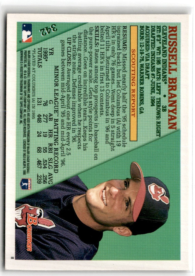 1996 Bowman Russell Branyan