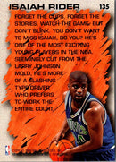 1996 Fleer Isaiah Rider