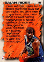 1996 Fleer Isaiah Rider #135