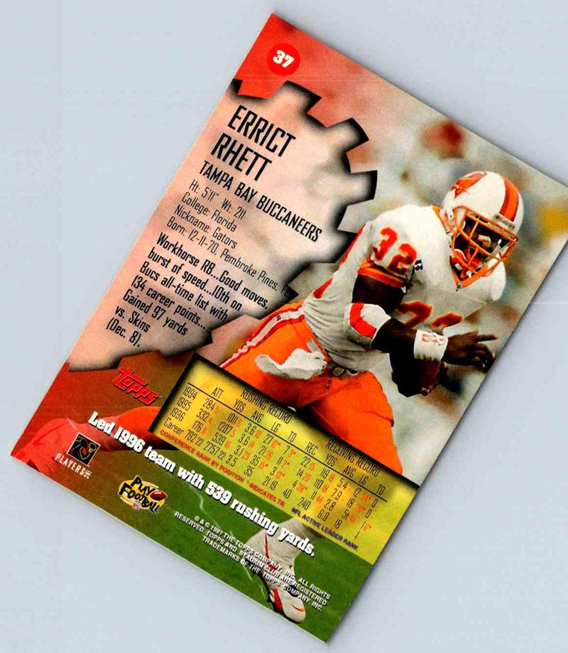 1997 Topps Stadium Club Football Errict Rhett