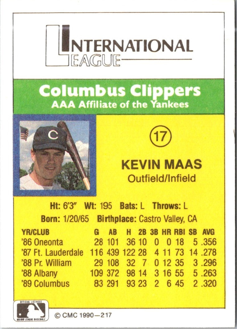 1990 CMC Kevin Maas