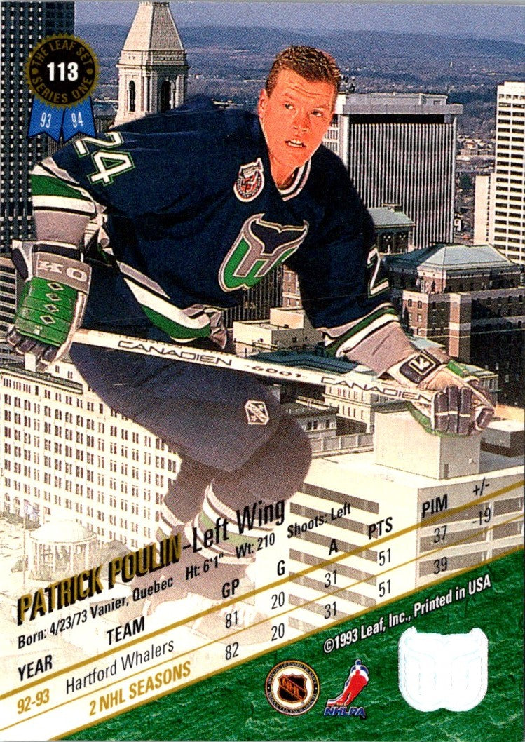 1993 Leaf Patrick Poulin