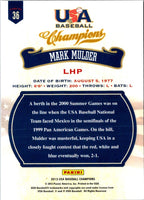 2013 Panini USA Champions Mark Mulder #36