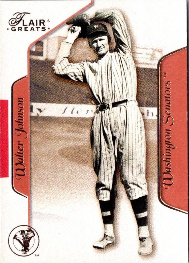 2003 Flair Greats Walter Johnson