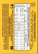 1987 Donruss Tom Candiotti