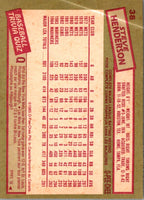 1985 O-Pee-Chee Steve Henderson #38