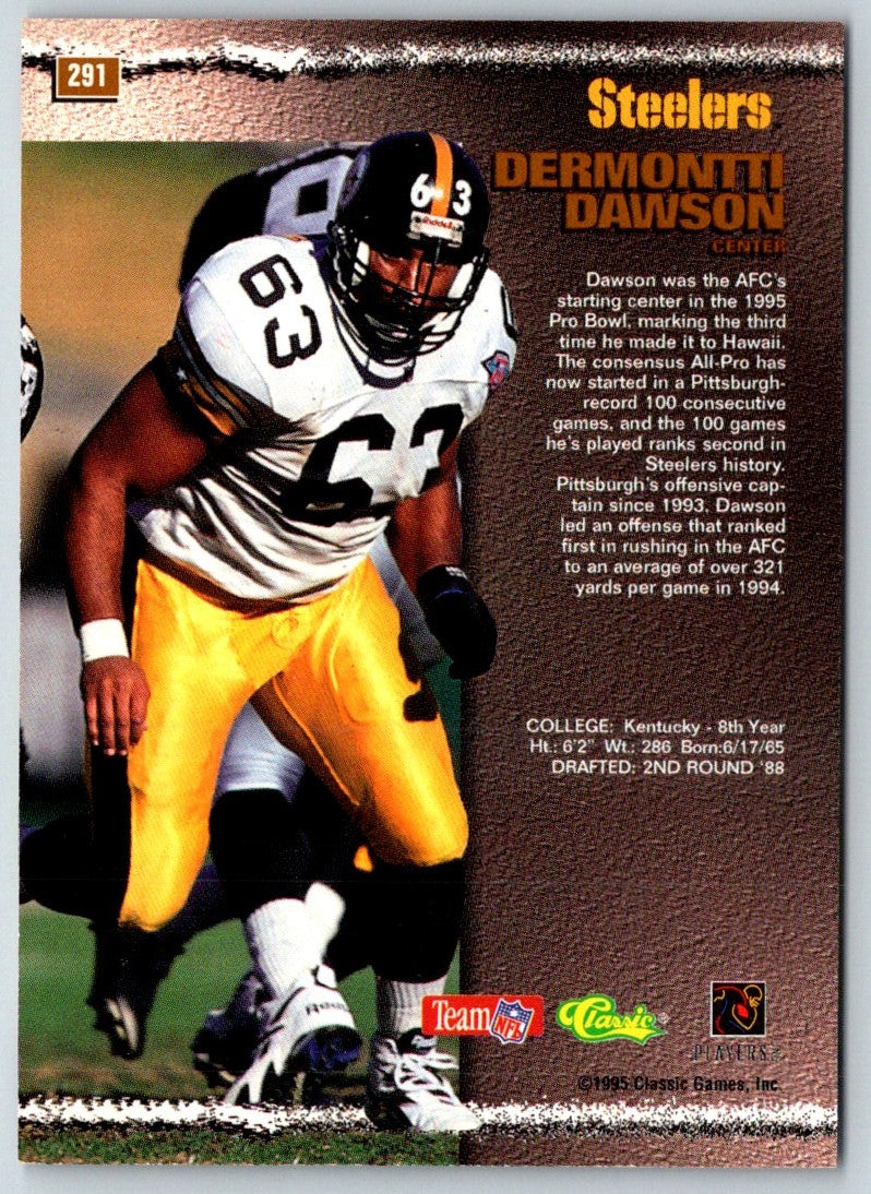 1995 Pro Line Dermontti Dawson