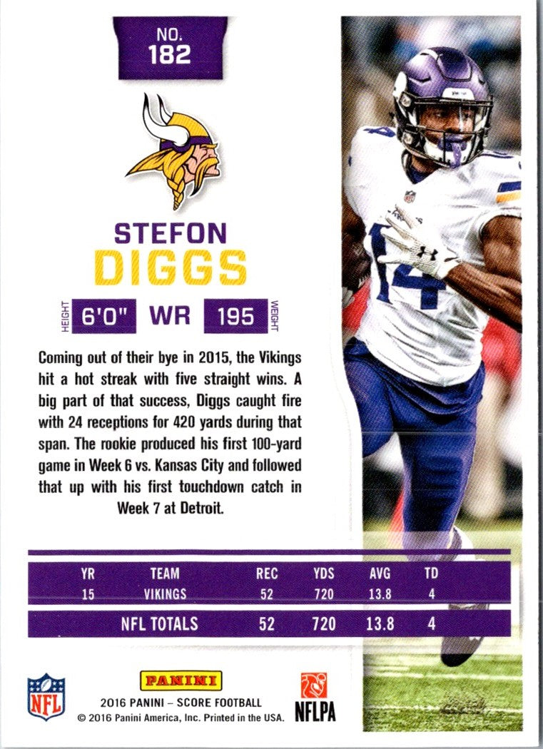 2016 Score Stefon Diggs