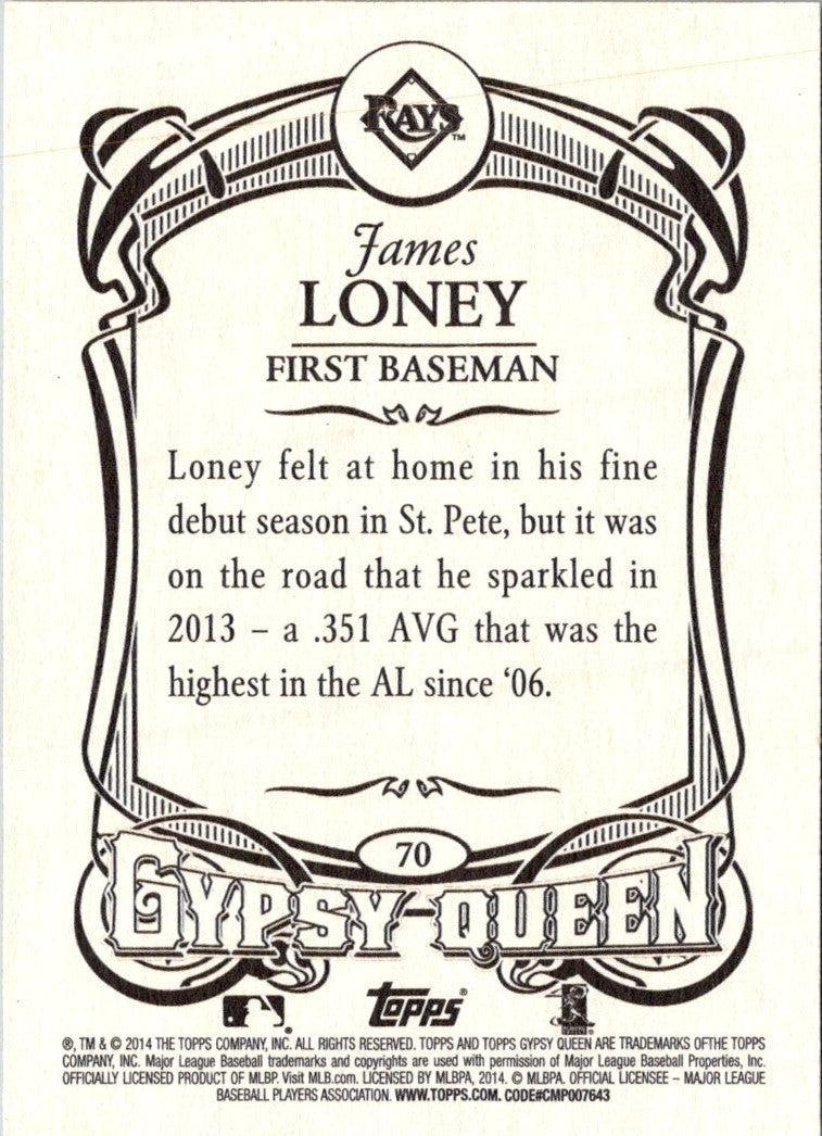 2014 Topps Gypsy Queen James Loney