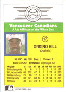 1990 CMC Vancouver Canadians Orsino Hill