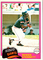 1981 Topps Rennie Stennett #257