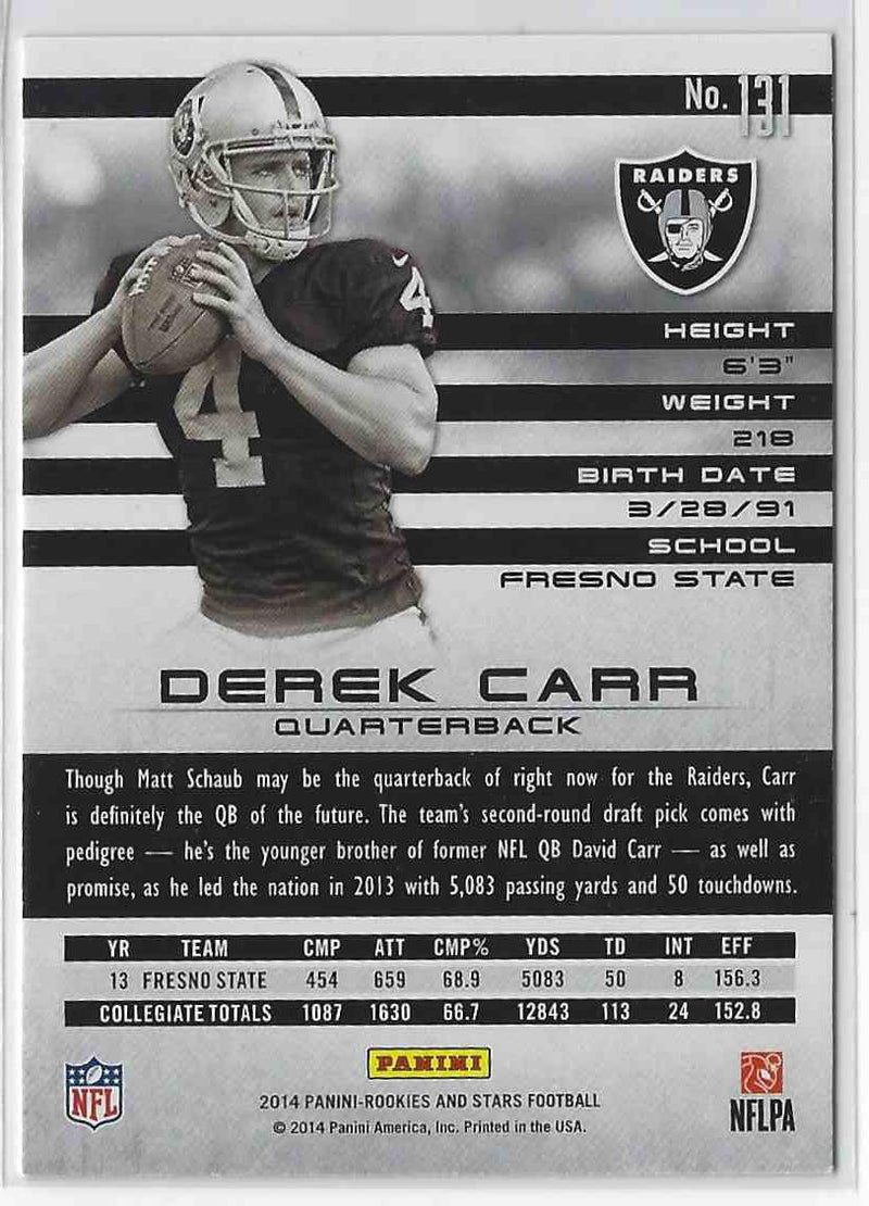 2014 Score Derek Carr