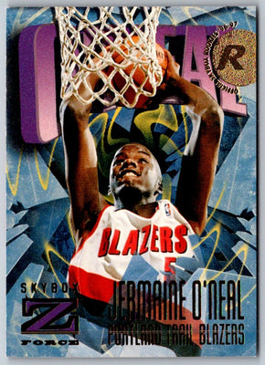 1996 SkyBox Z-Force Jermaine O'Neal #159 Rookie