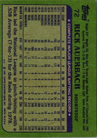 1982 Topps Rick Auerbach #72