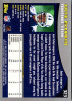 2001 Topps Justin McCareins #323 Rookie