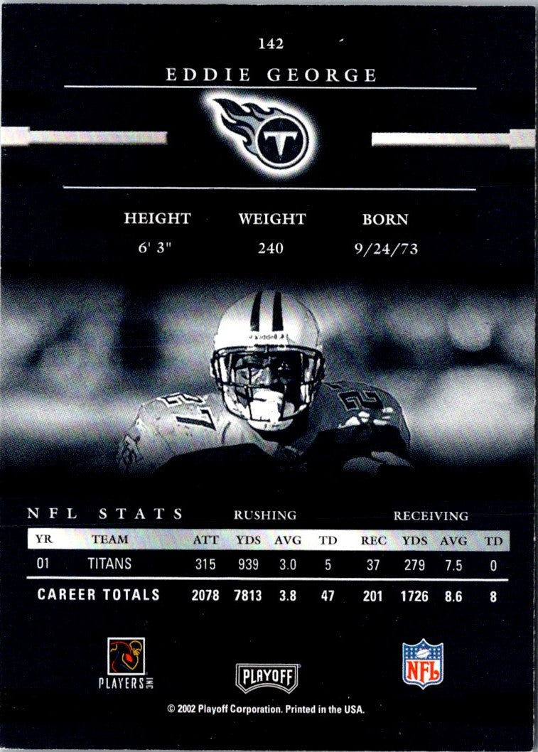 2002 Playoff Prestige Eddie George